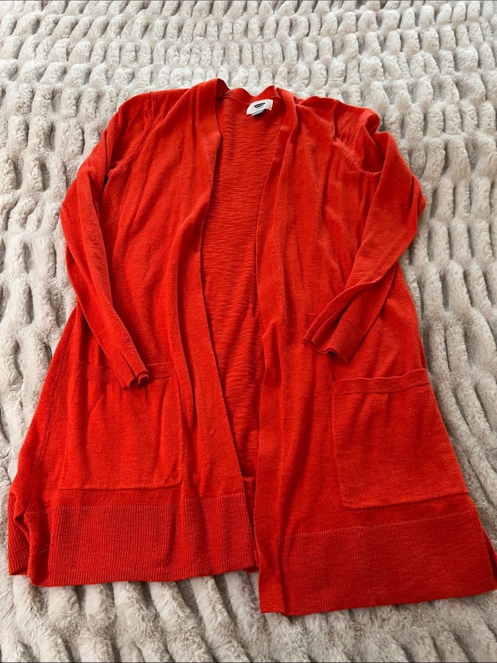 Old Navy Open-Front Cardigan Sweater - Bright Red